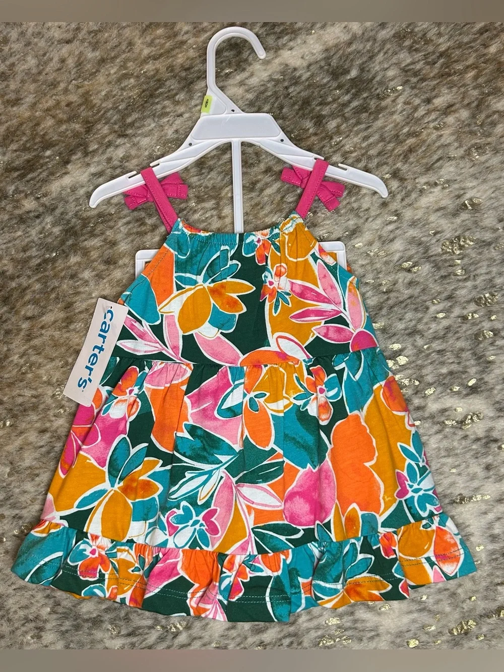 5 for $25🔥Carter's Floral Watercolor Dress 3M-‎ New